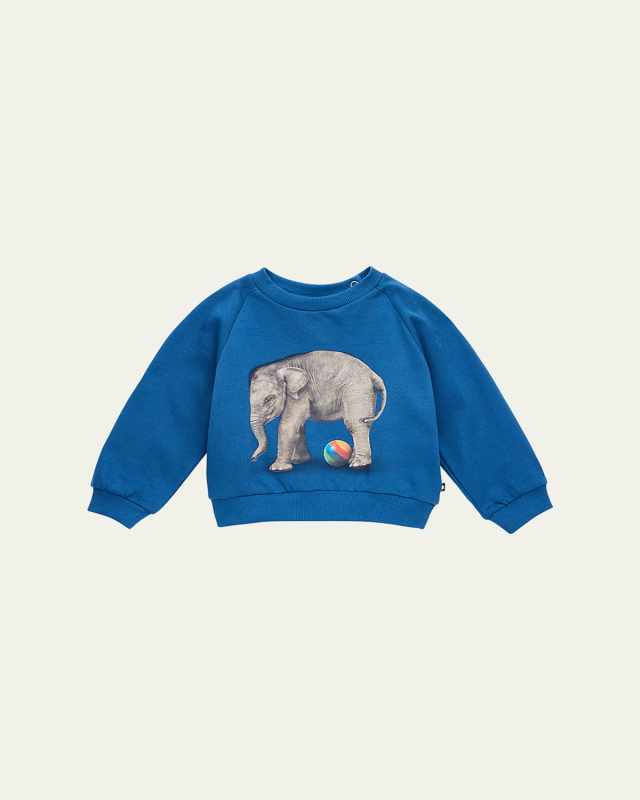 Boy's Disc Graphic-Print Sweatshirt, Size Newborn-18